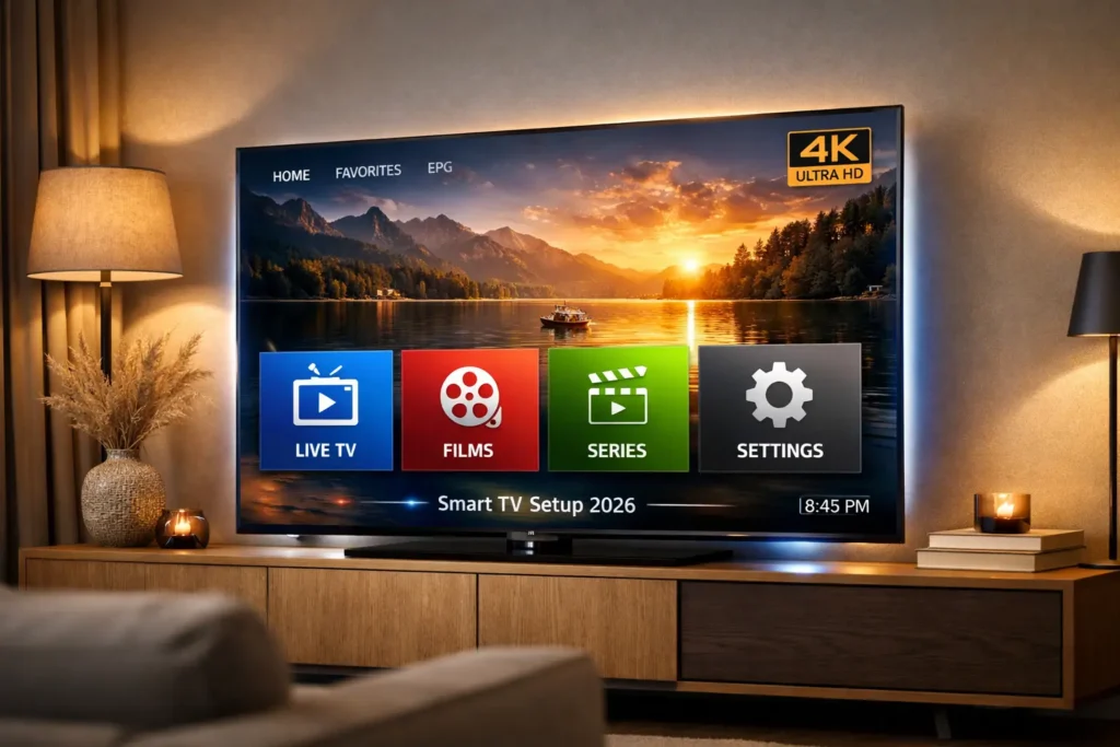 iptv smarters op smart tv